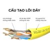 Cấu tạo của cáp mạng Golden Link Cat6 UTP