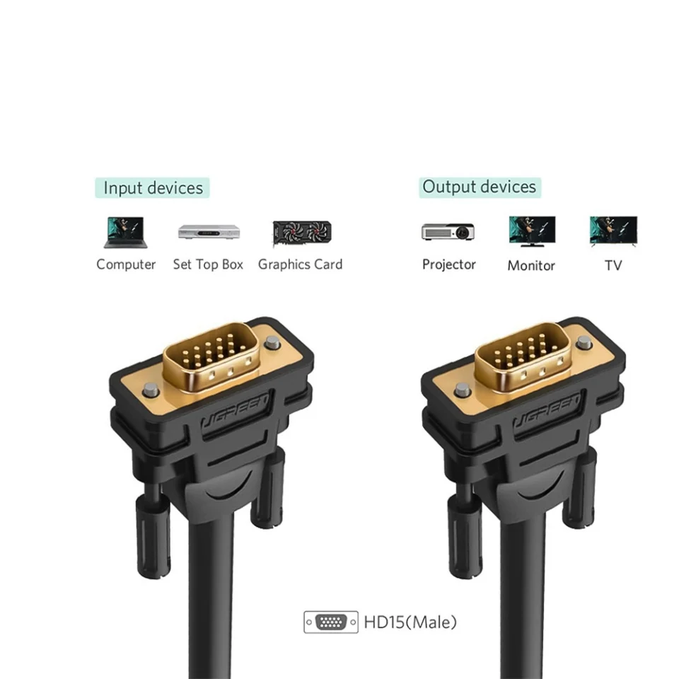 Cáp VGA 15m Ugreen 11634