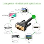 Cáp VGA 30m Ugreen 11636 tương thich với nhiều thiết bị khác nhau