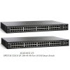 Góc nghiêng phải Switch chia mạng Cisco 48Port SF200-48