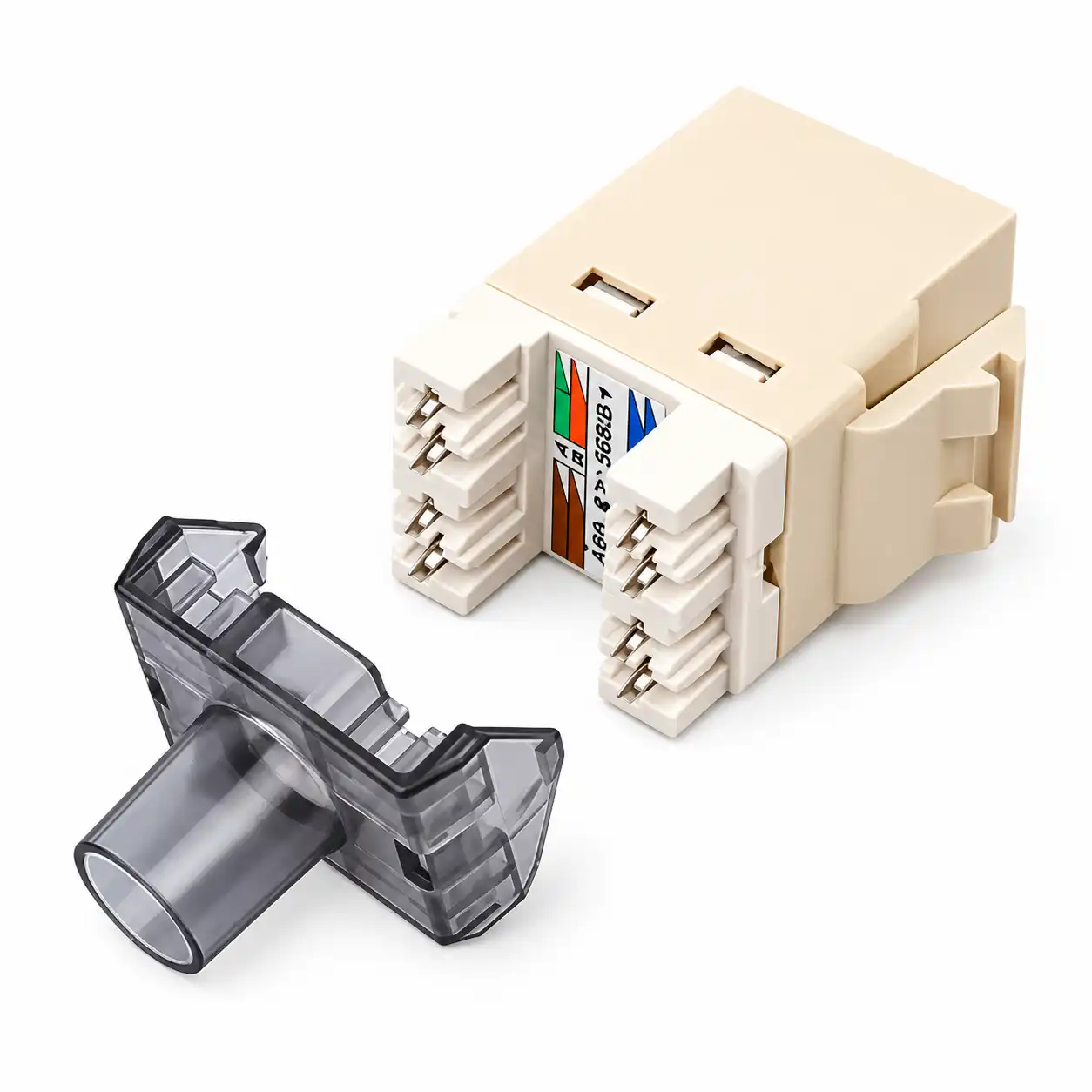 Nhân mạng không chống nhiễu Commscope Cat5E RJ45 _ PN_ 9-1375191-2 (1)