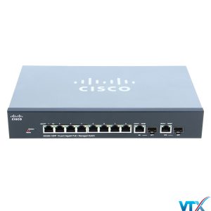 Switch chia mạng POE Cisco SG300-10PP 10Port 10/100/1000Mbps