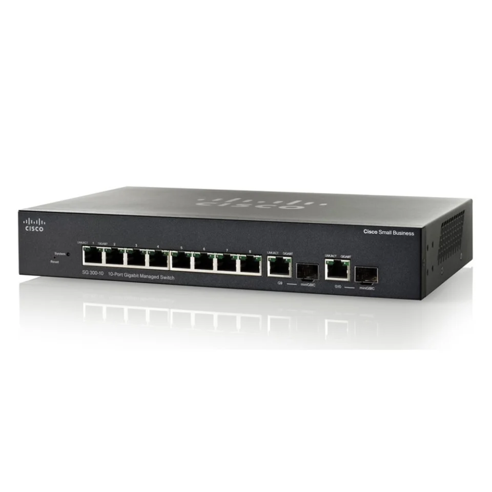 Switch chia mạng Cisco 10Port 101001000Mbps – Cisco SG300-10 (1)