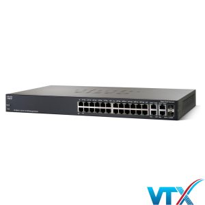 Switch chia mạng Cisco SF300-24 24Port 10/100Mbps