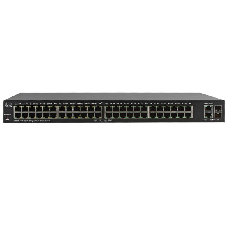 Switch PoE Cisco SG200-50P 50Port 10/100/1000Mbps