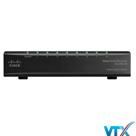Switch chia mạng Cisco 8Port 10/100/1000Mbps SG200-08