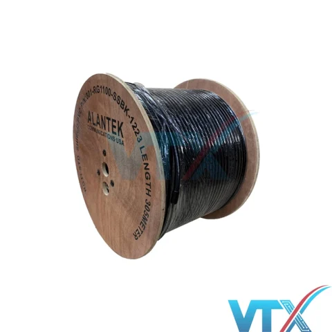 Cáp đồng trục Alantek RG11 không dầu 301-RG1100-SSBK-1223