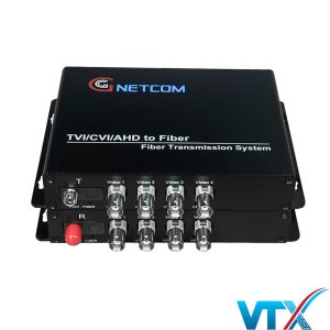 Bộ chuyển đổi video sang quang 4 kênh 1080P Cho AHD, CVI, TVI 3.0Mp