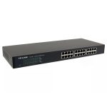 Mặt trước góc nghiêng phải Switch chia mạng TP-LINK 24 Port 10_100Mbps TL-SF1024