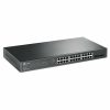 Mặt trước góc nghiêng phải Switch chia mạng TP-LINK 24 Port 10_100Mbps TL-SL5428E
