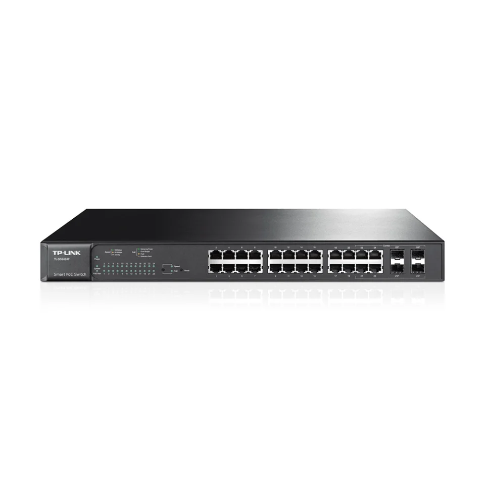 Switch chia mạng TP-LINK 24 Port 101001000Mbps PoE TL-SG2424P (1)
