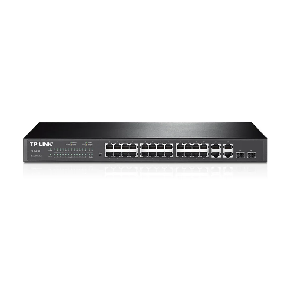 Switch chia mạng TP-LINK 24 Port 10100Mbps PoE TL-SL2428P (1)