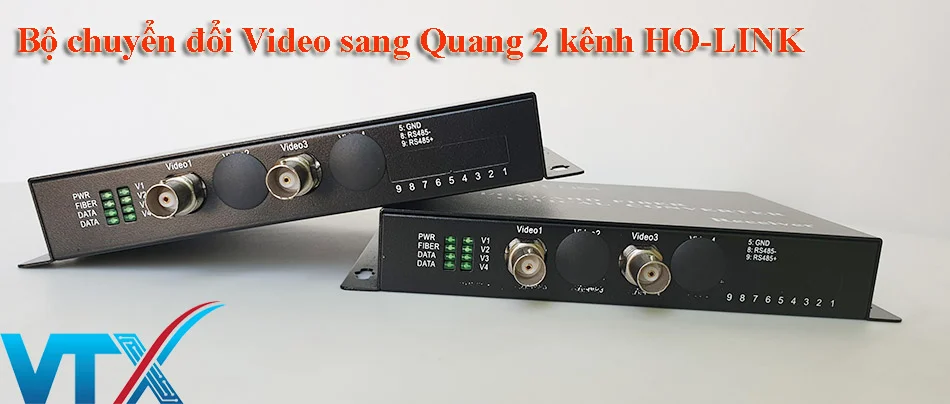 Bộ chuyển đổi video sang quang 2 kênh