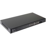 góc nghiêng phải mặt trước Switch chia mạng TP-LINK 16 port TL-SG3216