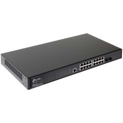 góc nghiêng phải mặt trước Switch chia mạng TP-LINK 16 port TL-SG3216