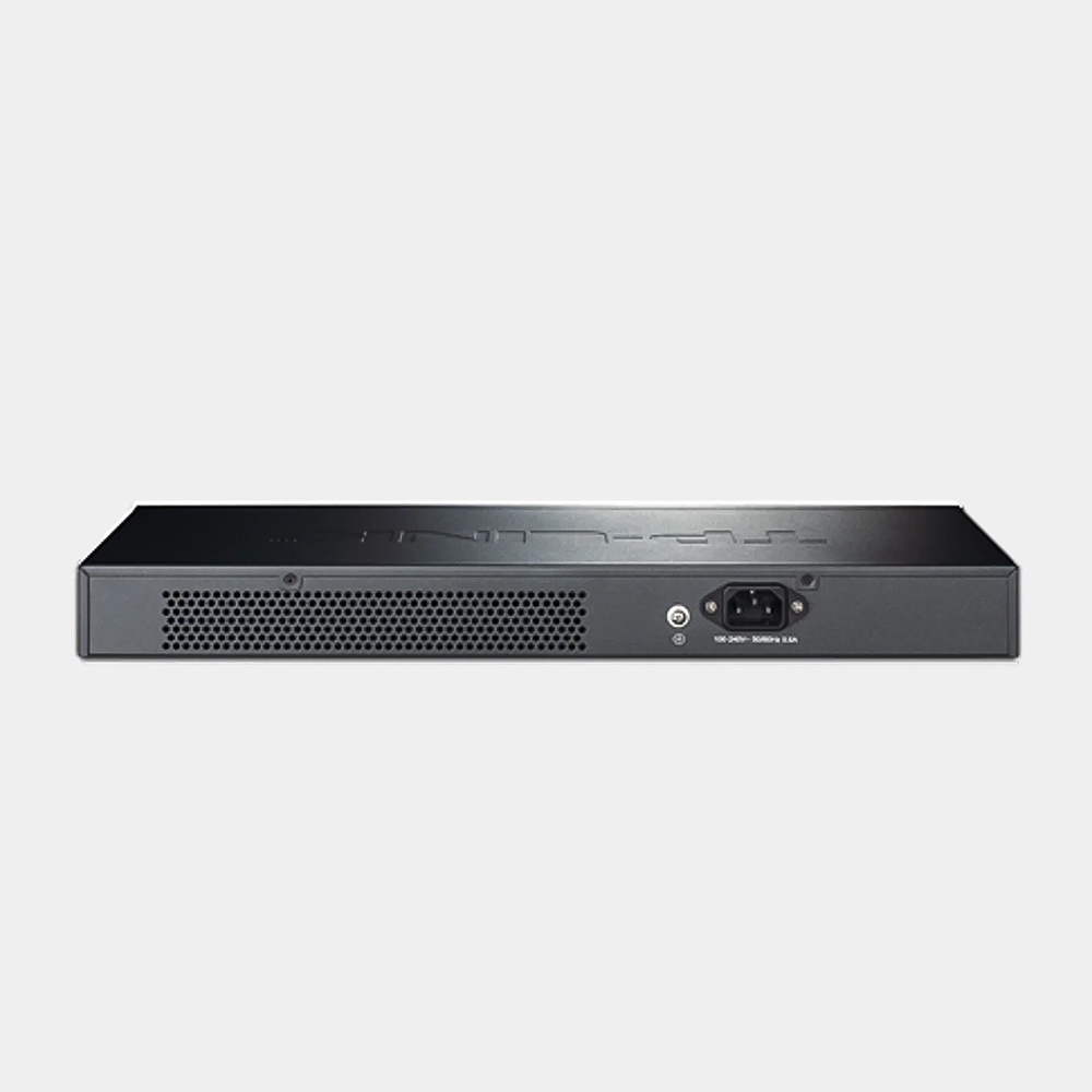 mặt sau Switch chia mạng TP-LINK 24 Port 10_100_1000Mbps TL-SG2424