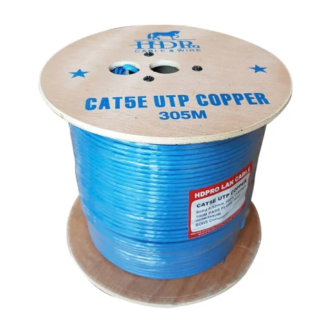 Cáp mạng HDPRO Cat5e UTP Copper đồng nguyên chất