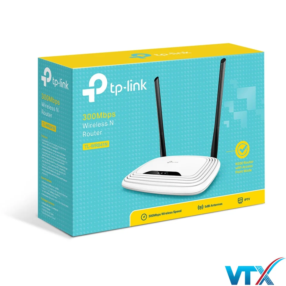 Cục phát Wifi TP-Link TL-WR841N 2 Ăng ten rời