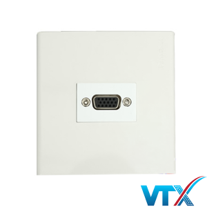 Bộ wall plate VGA 1 cổng hình vuông