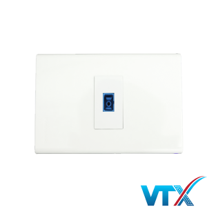 Bộ wall plate quang chuẩn SC 1 cổng