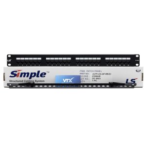 Thanh Patch Panel LS Cat6 LS-PP-UC6-24P-WM-EC 24P