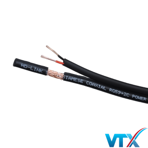 Cáp đồng trục kèm nguồn RG59