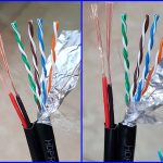 Cáp mạng kèm nguồn HDPRO Cat5e FTP lõi hợp kim trong nhà
