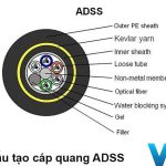 Cáp quang treo ADSS 24FO KV 200