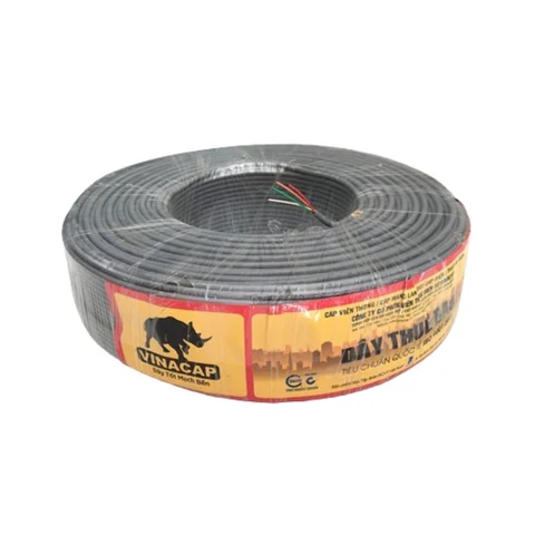 Dây điện thoại 2 đôi - 2 pair (4 lõi 2x2x0.5) Vinacap