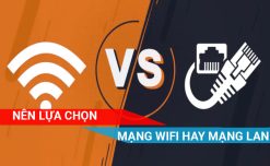 Lựa chọn mạng wifi hay mạng Lan
