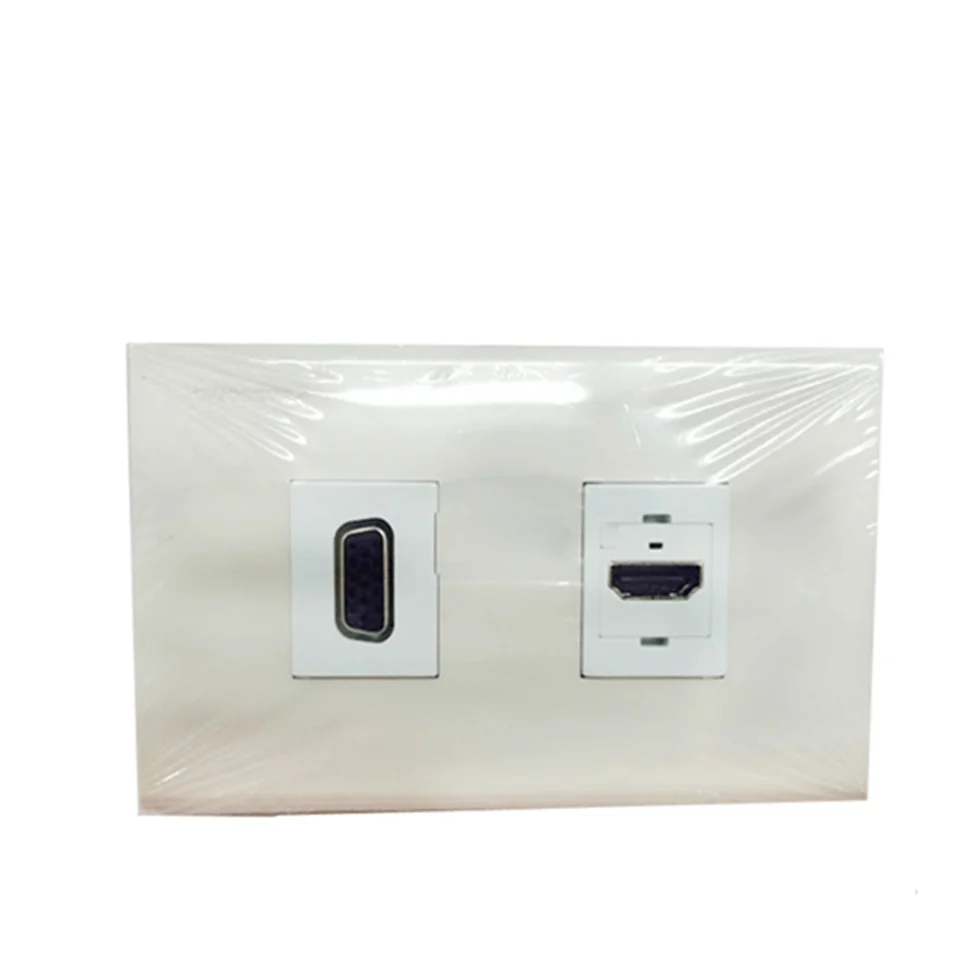 Ổ cắm âm sàn cổng HDMI + VGA cao cấp_3