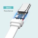 Ugreen 10693 Usb 3.0 To Usb C Flat Cable White 1.5M