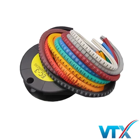 Vòng đánh số dây mạng 1 lốc từ 0 đến 9 (loại tốt)
