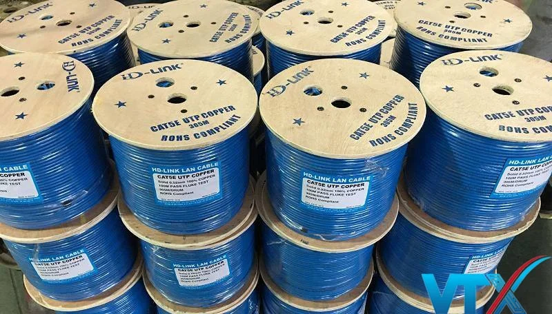Hình ảnh lô Cáp mạng HD-Link Cat5 UTP đồng nguyên chất