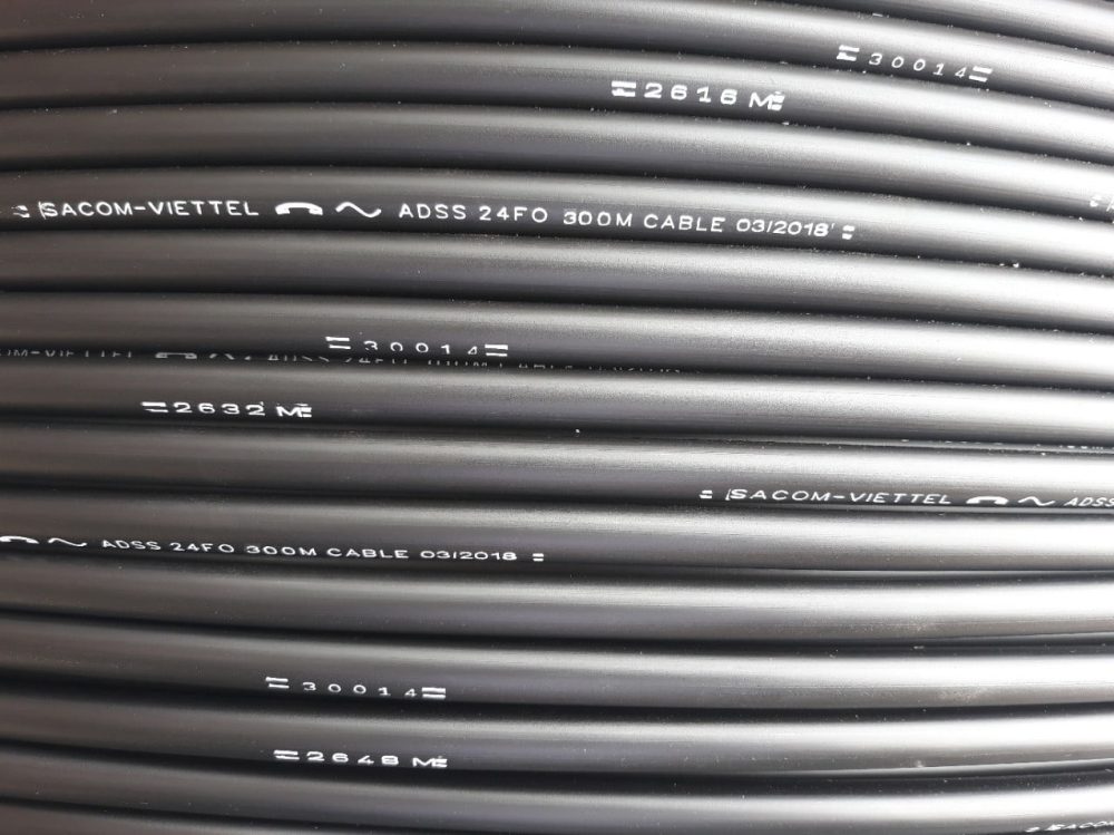Cáp quang treo ADSS Singlemode 24FO KV 300 – ADSS24FKV300
