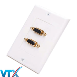 Ổ cắm âm sàn 2 cổng VGA cao cấp