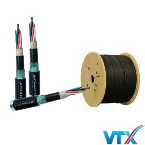 Cáp quang cống kim loại Singlemode 24FO – KL-SM-24F-CTT