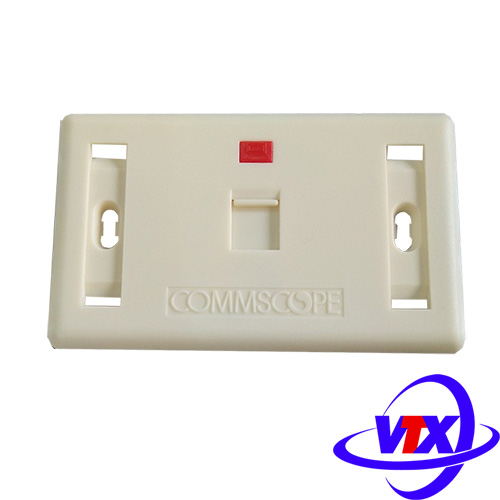Mặt WallPlate COMMSCOPE/AMP 1 port chất lượng cao, giá rẻ nhất