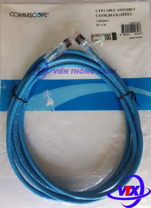 Dây nhảy COMMSCOPE/AMP Cat5e 3m