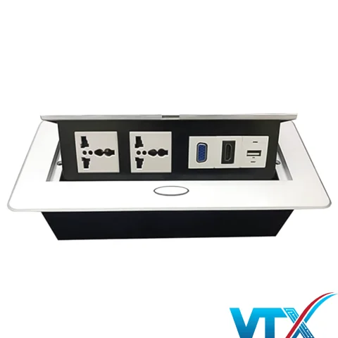 Hộp ổ cắm âm bàn Sinoamigo STS-201A chính hãng