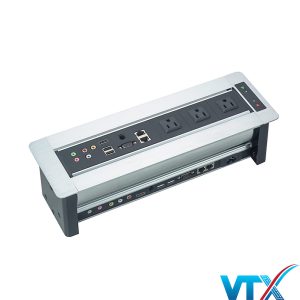 Hộp ổ cắm điện âm bàn Sino amigo STS-256 cao cấp