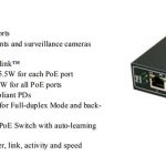 Switch 4 port PoE