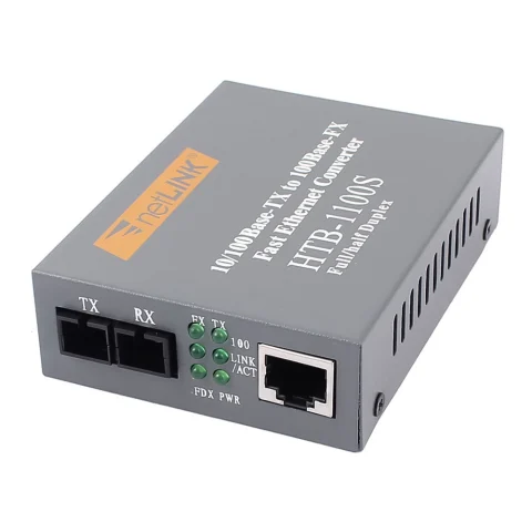 Converter quang Netlink HTB-1100S tốc độ 10/100