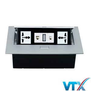 Hộp ổ cắm điện âm bàn Sino Amigo STS-212 nhập khẩu