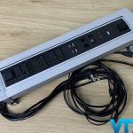 ảnh thực tế Hộp ổ cắm điện âm bàn sinoamigo STS-240E