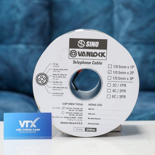 Dây điện thoại Sino 2x2x0.5