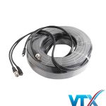 Cáp đồng trục Golden Link RG59 đúc sẵn dây nguồn và jack BNC