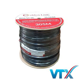 Cáp đồng trục Golden Link RG6/U chính hãng, giá rẻ