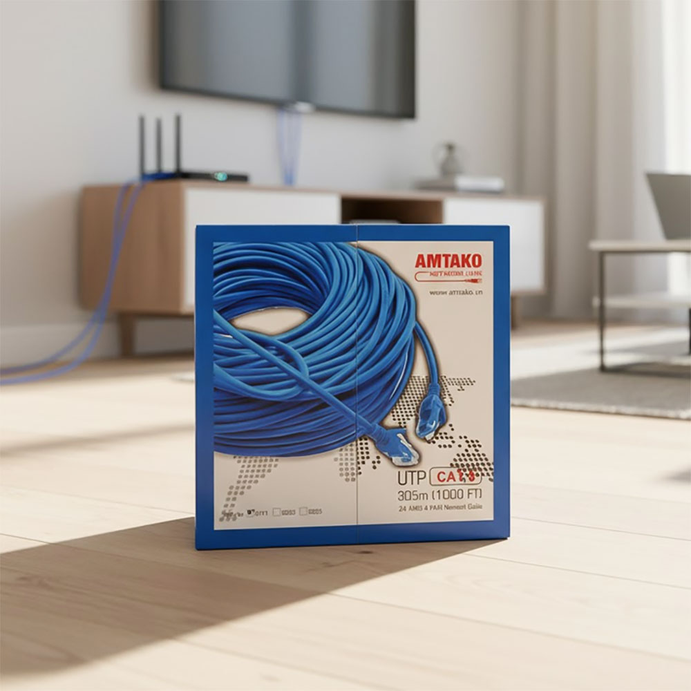 Cáp mạng AMTAKO Cat6 UTP 6111