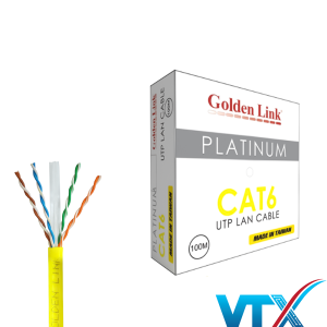 Cáp mạng Golden Link Cat6 UTP – 100m PN: TW1103-100 (màu Vàng)